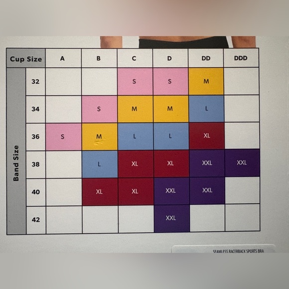 Member's Mark Gray Seamless Racerback Sports Bra - Picture 3 of 3